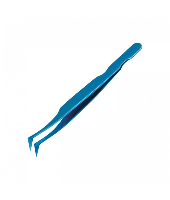 Blue Titanium Tweezers