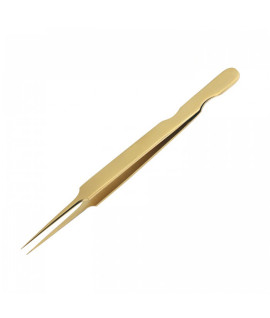 Gold titanium tweezers