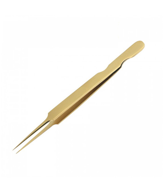 Gold titanium tweezers