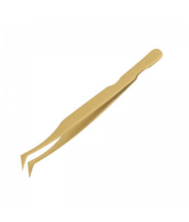 Gold titanium tweezers