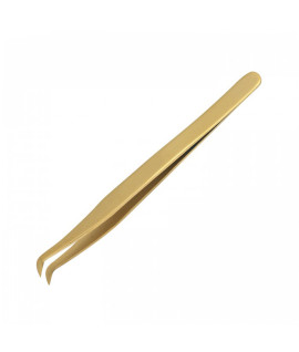 Gold titanium tweezers