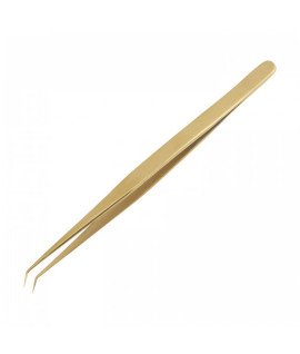 Gold titanium tweezers