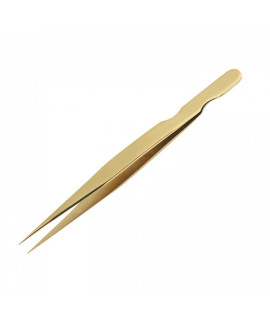 Gold titanium tweezers