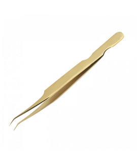 Gold titanium tweezers