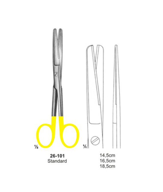 Scissors with Tungsten Carbide Inserts