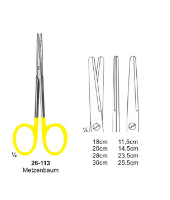 Scissors with Tungsten Carbide Inserts